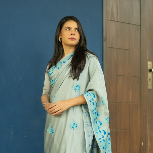 Inara Hand Block Print Saree