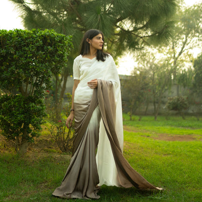 Ombre Cacao Saree