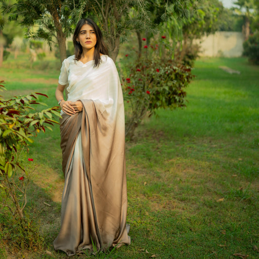 Ombre Cacao Saree