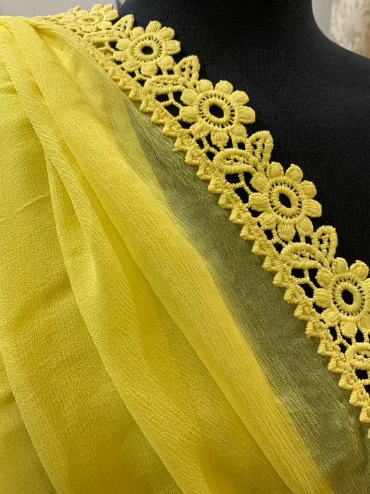 Amaltas Chiffon Saree